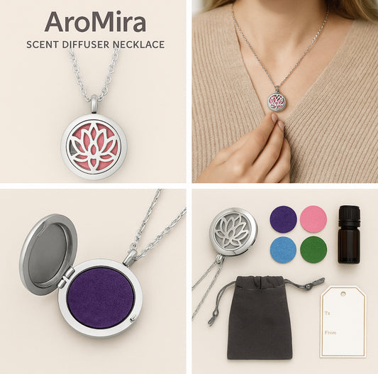 AroMira™ Scent Diffuser Necklace
